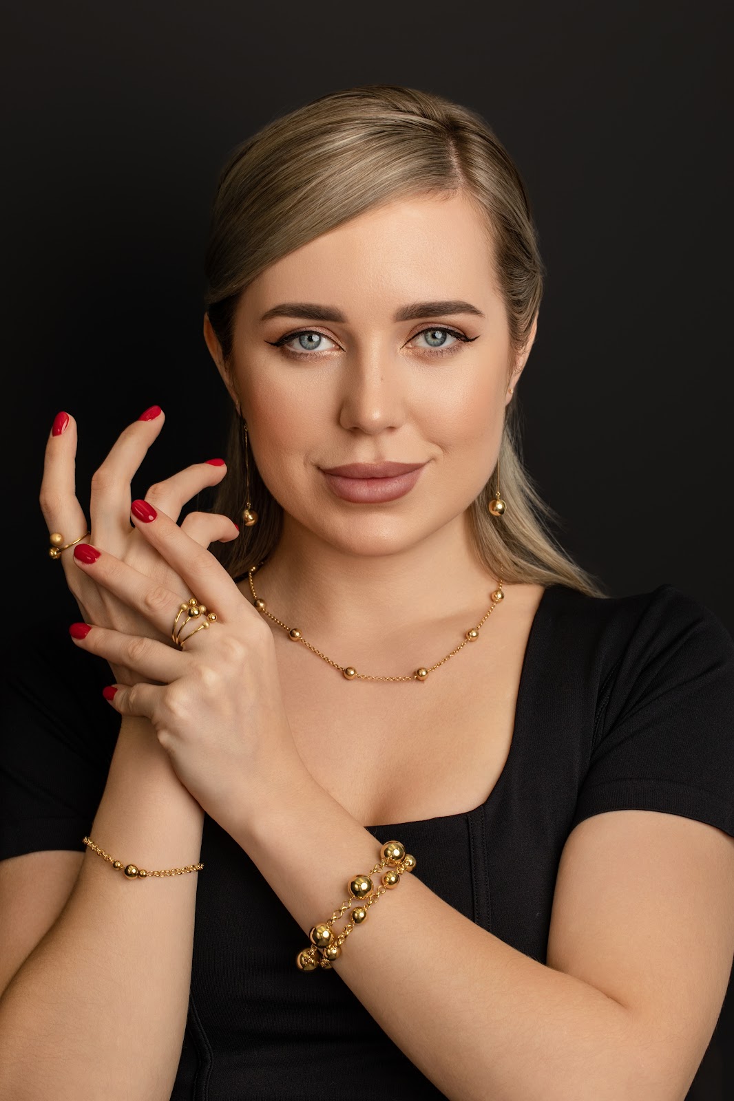 18k Miami gold jewelry